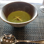 鉄板焼 心 - 淡路島の夏野菜スープ