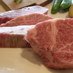 鉄板焼 心 - 神戸牛ステーキ肉と野菜