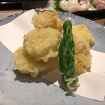 旬処 暁 - ヤーコンの天ぷら