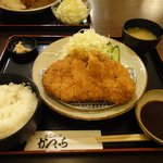 とんかつ・かついち - ロースかつ膳980円