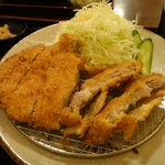 とんかつ・かついち - お肉の断面