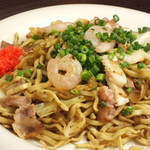 Seafood MIX Shio Yakisoba (stir-fried noodles)