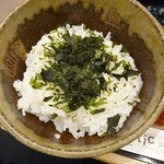 おそばだうどんだ 越前 - もみわかめご飯