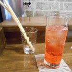 トラットリア ビオラ - カンパリソーダ(*´∀｀)