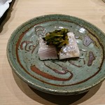 鮨　縁 - 太刀魚、ワサビの新芽