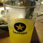 いいとこどり - みかん酒。飲みかけ^_^;