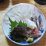 海さくら - ２月１９日の刺身盛り