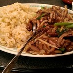 味雅 - 餡掛けの椎茸チャーハン。一番のオススメだそうです。