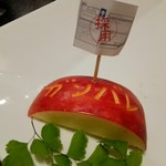 鶏料理ひとりひとり - 「採用」！良く見ると履歴書やん(笑)