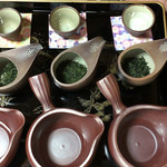 かぶせ茶カフェ - のみくらべ膳
