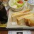 カフェ ド クリエ ホピタル  - 料理写真:サンドモーニングセット(460円、税込)