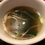 焼肉・韓国料理　牛兵衛 - ワカメスープのアップ