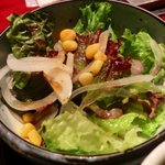 焼肉・韓国料理　牛兵衛 - サラダのアップ