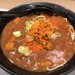 名代 富士そば - 極辛カレー蕎麦
      