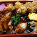 Shokuhinkan Aoba Sengawaten - イカフライ海苔弁当