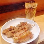 博多のおでん - 『すじ＆餃子巻き』しゃん＆シュワシュワたいｗｗ