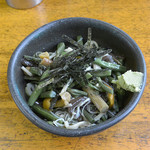 玉乃屋 - つまみ山菜（350円）