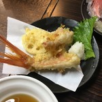 まるさん松本 - 金目鯛の天ぷら