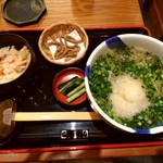 そじ坊 - ねぎみぞれそば定食