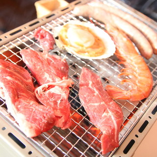 For various banquets ♪ BBQ on board!