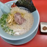 山岡家 - 朝ラーメン（脂少なめ・白髪ネギ）