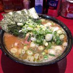 ラーメン 厚木家 - らーめん中盛 ねぎトッピング