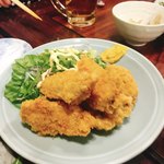 Kamishima - 全国どこでたべても美味しいカキフライですがここでももちろんおいしかったです笑