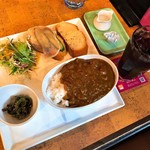 てくたく - 料理写真:カレーランチセット(1,000円)