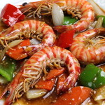 広東料理処お好み焼き 千代 - 料理写真:天使の海老を使用した広東料理。ボリュームが有・味付けが抜群！