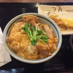 丸亀製麺 - 親子丼と、イカ天