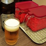 まるいち - ビールは、まさに春の適温。