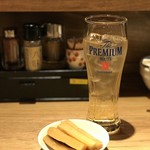 中華soba いそべ - ハイボールとメンマ