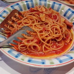Makaronishokudou - トマトと野菜の辛いスパゲティ
