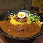 SPICY CURRY 魯珈 - 限定カレー 辛口！薬膳黒ビーフカレーのろかプレート
