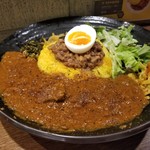 SPICY CURRY 魯珈 - 限定カレー 辛口！薬膳黒ビーフカレーのろかプレート