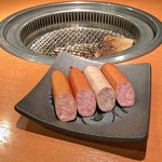 もっちゃん家 - ソーセージ４種盛り