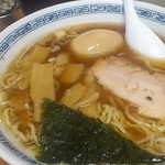 中華そば つけ麺 甲斐 - 味玉ラーメン