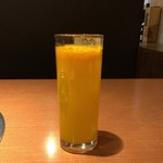 もっちゃん家 - あらごしみかん酒（ソーダ割）