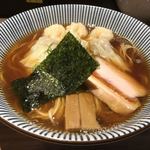 中華soba いそべ - 先週戴いた特製ワンタン麺(黒旨)