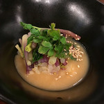 SUSUKINO いとや - 浜ボウフウの酢味噌和え