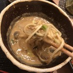 串てっぱん ゆらり亭 - 焼きそばをつけダレに