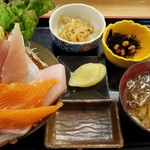 清鮨 - はまちサーモン丼