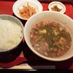 ふた村 - 肉吸い定食５００円（税込）