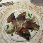 レストラン コバヤシ - シメサバの燻製