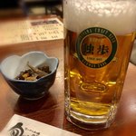 旬すけ - 《岡山地ビール独歩・中》690円
      《付出し》200円