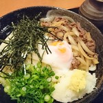 さぬきうどん冨家 - 牛肉ぶっかけ(冷)