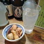 いのっ八 - お通しとレモンサワー