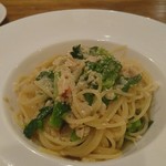 イルグラート - 鶏肉と筍のラグー、春野菜のパスタ