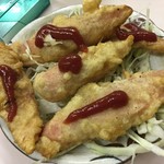 かんむりや - ソーセージの天ぷら