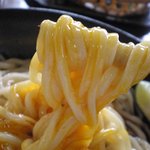 めん処 やかた庵 - 卵絡め